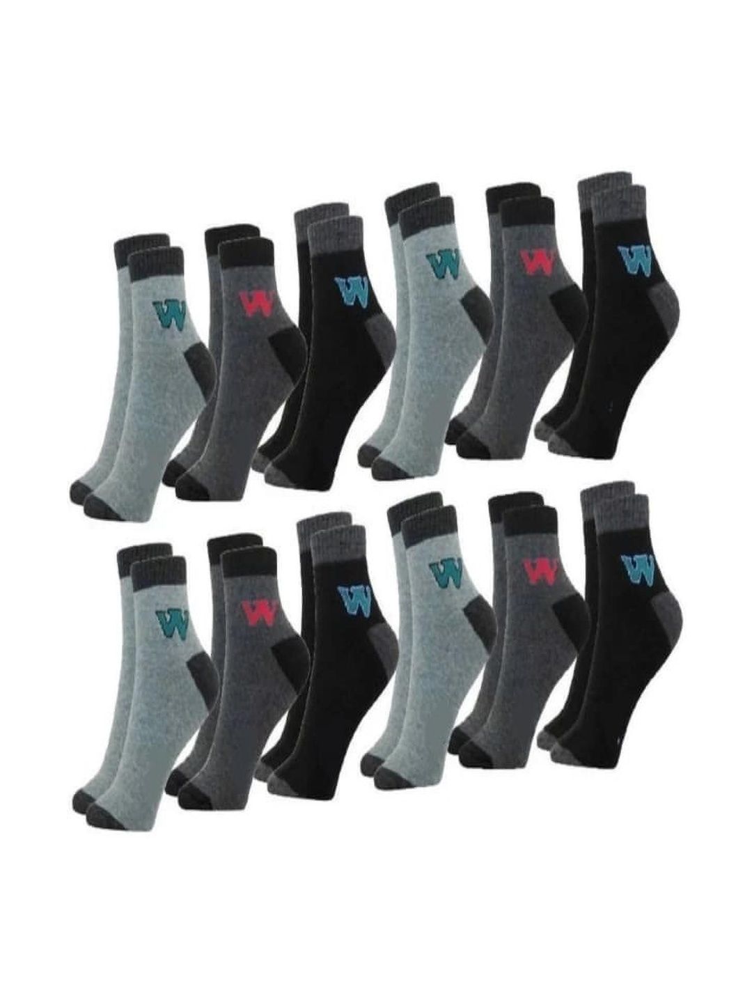 GARUN Men Cotton Patterned Ankle Length Socks