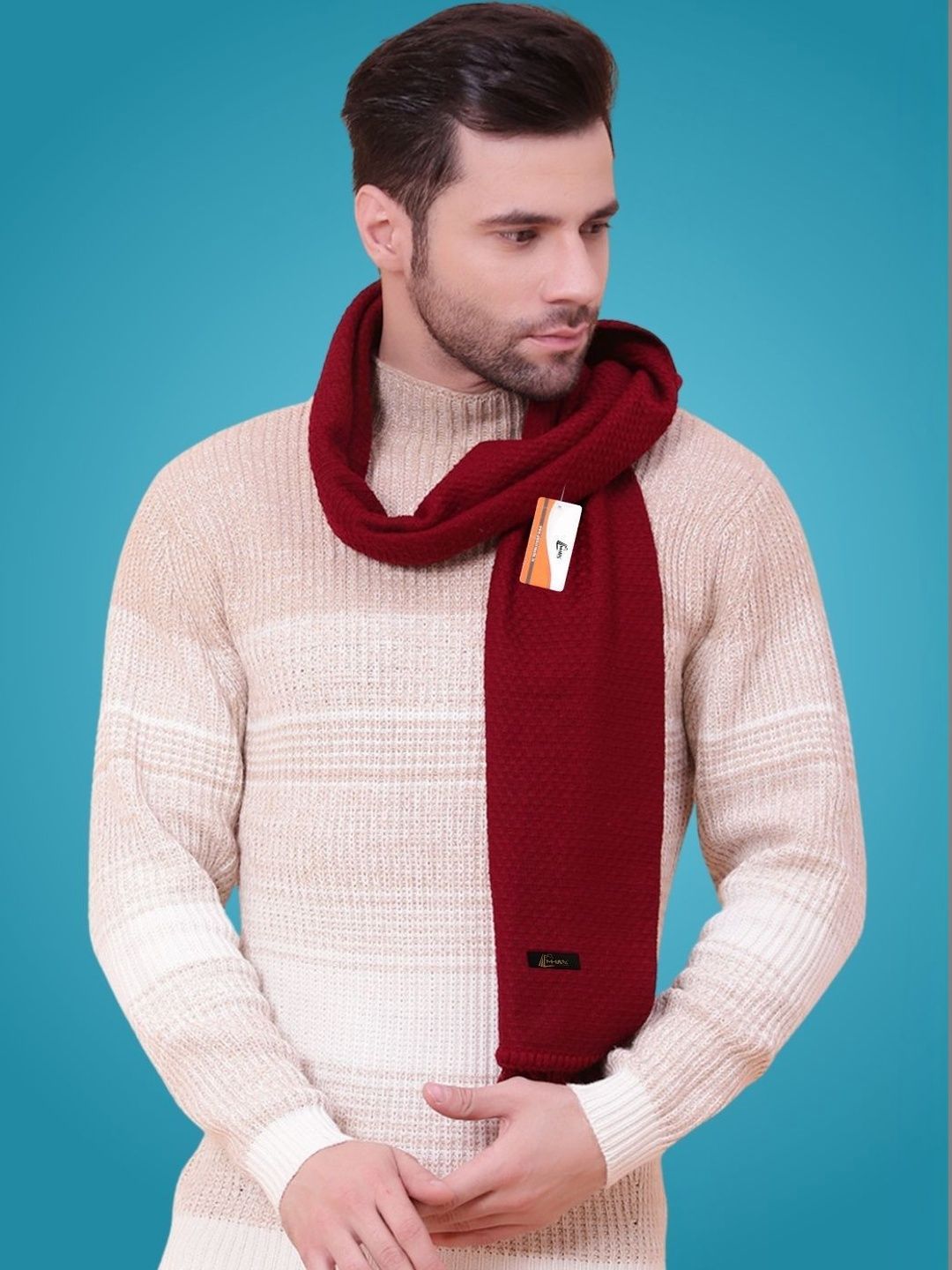 MHAX Men Merino Wool Mufflers