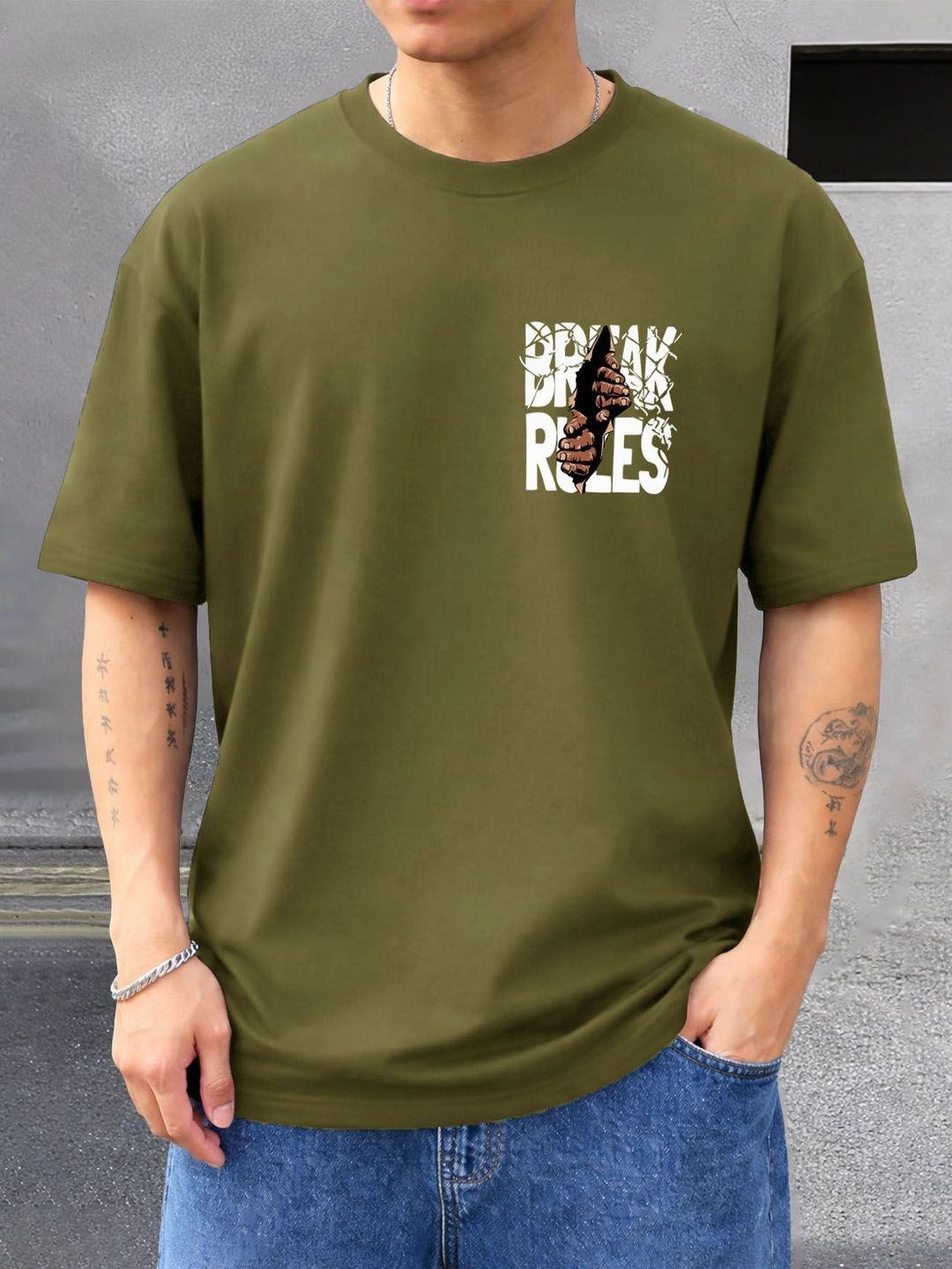 AUSK Men Printed T-shirt