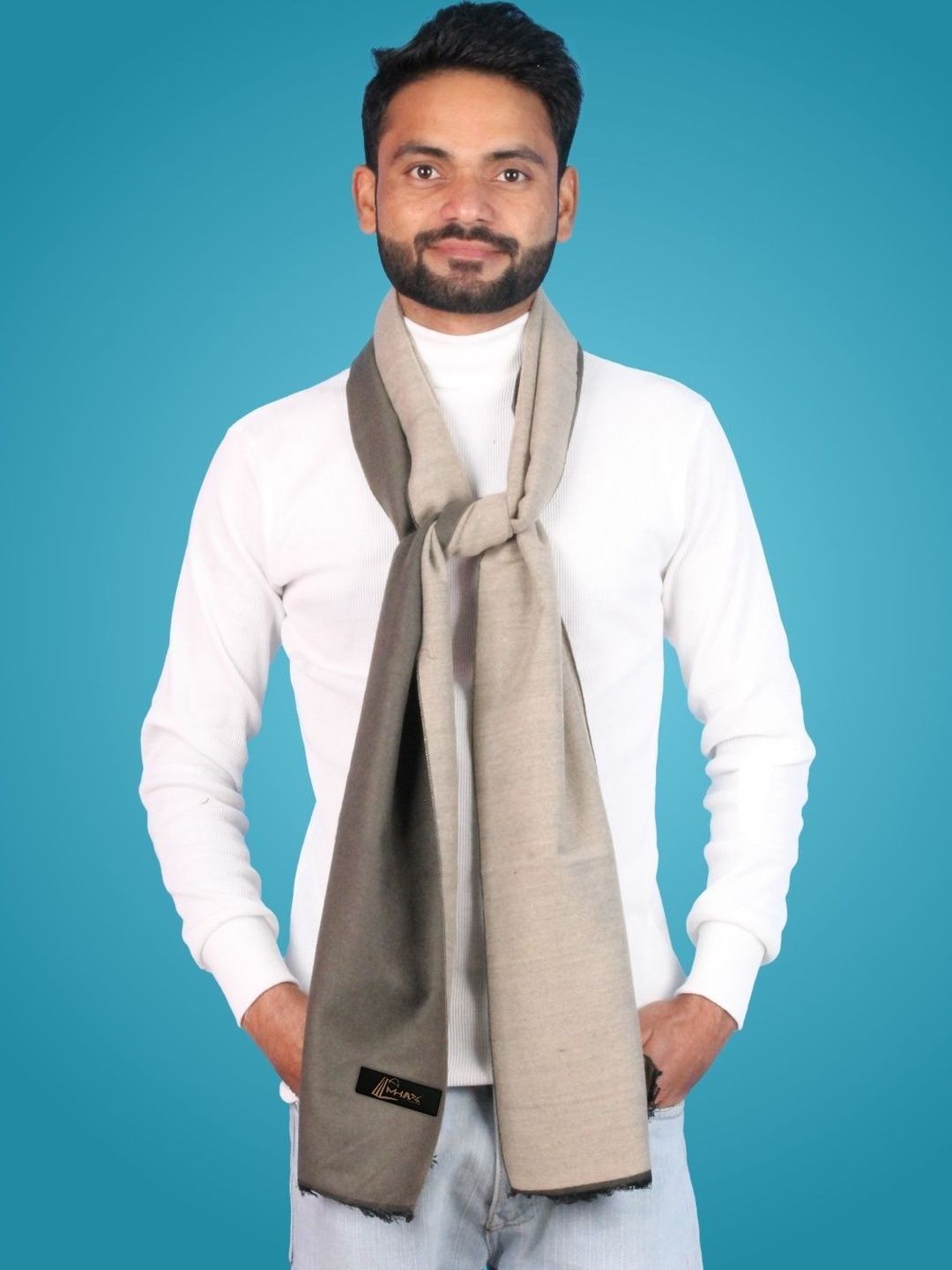 MHAX Men Merino Wool Mufflers