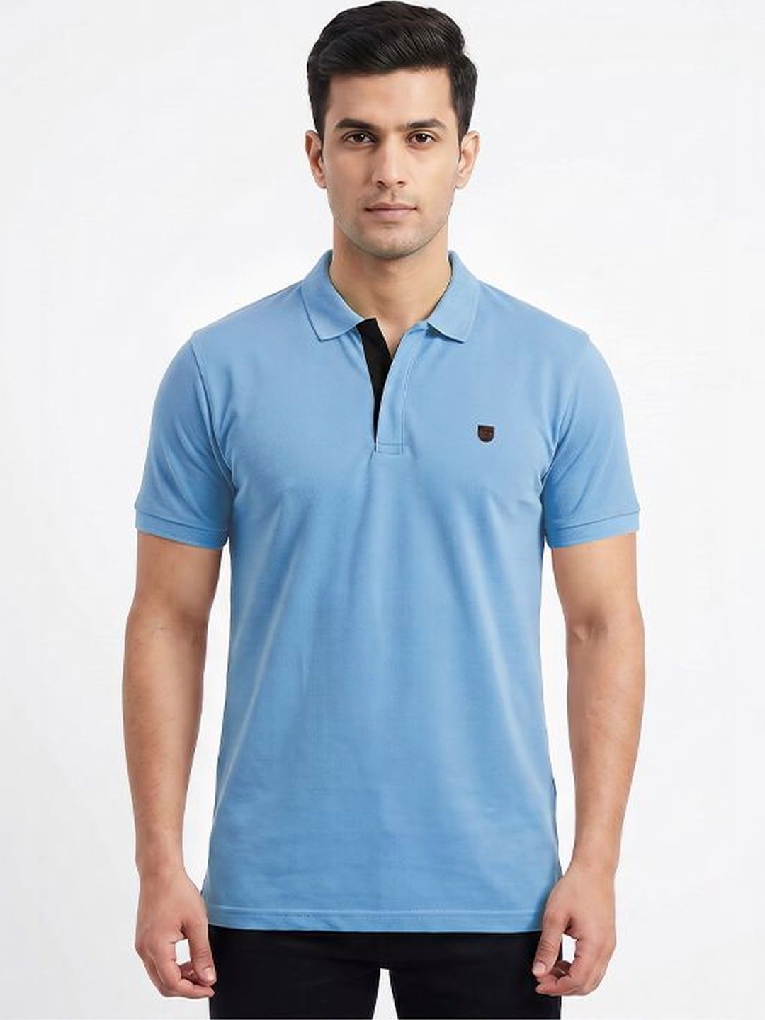 Plugin Men Polo Collar T-shirt