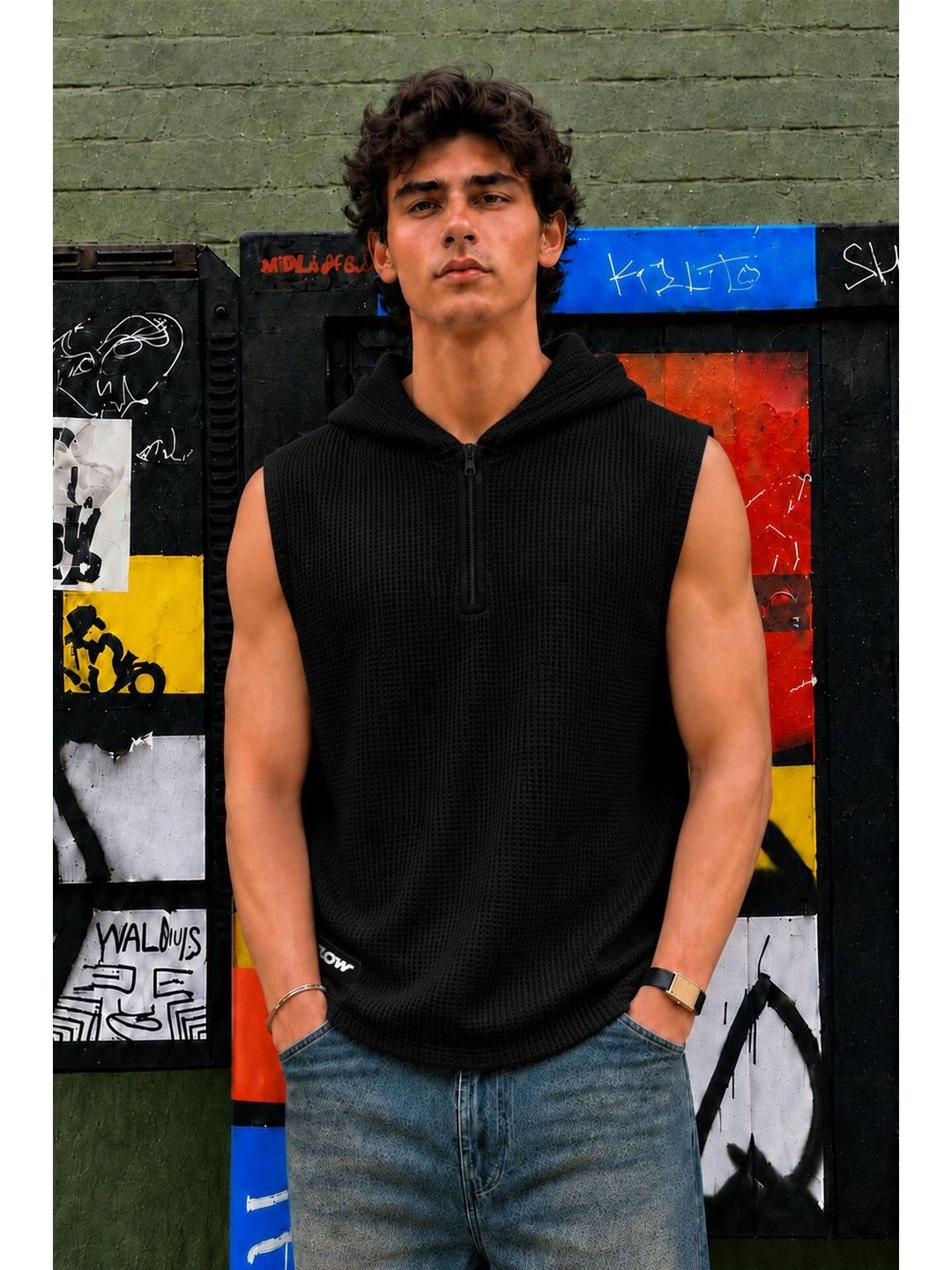 MODA RAPIDO X FITNESS EXCHANGE Men Hooded T-shirt