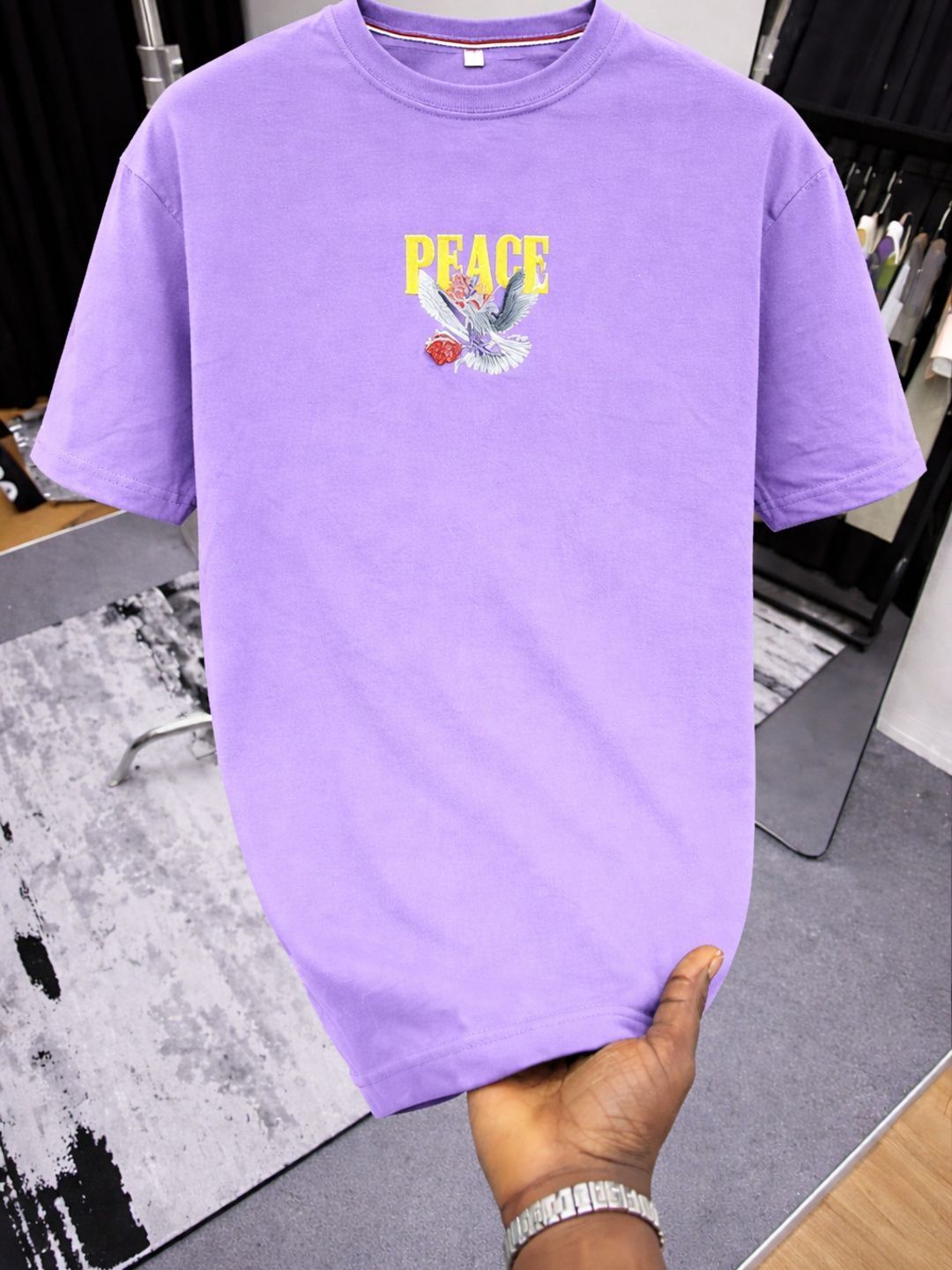 PATOIS Men Typography Printed T-shirt
