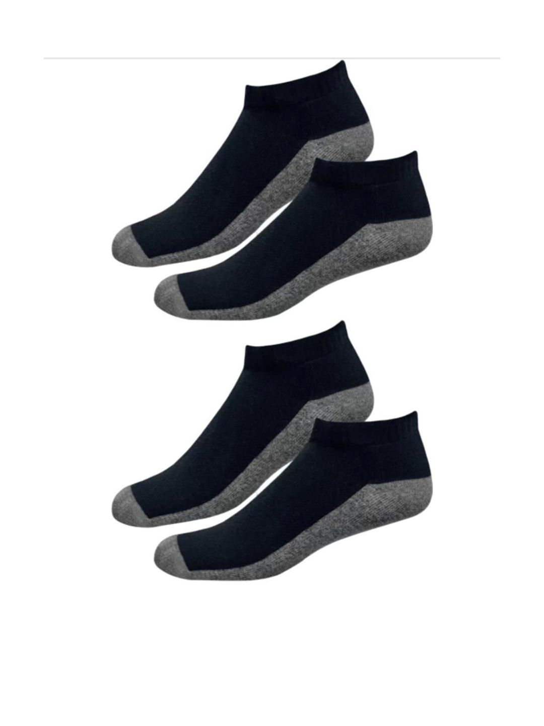akeet trend Men Pack of 2 Cotton Assorted Colourblocked Ankle Length Socks