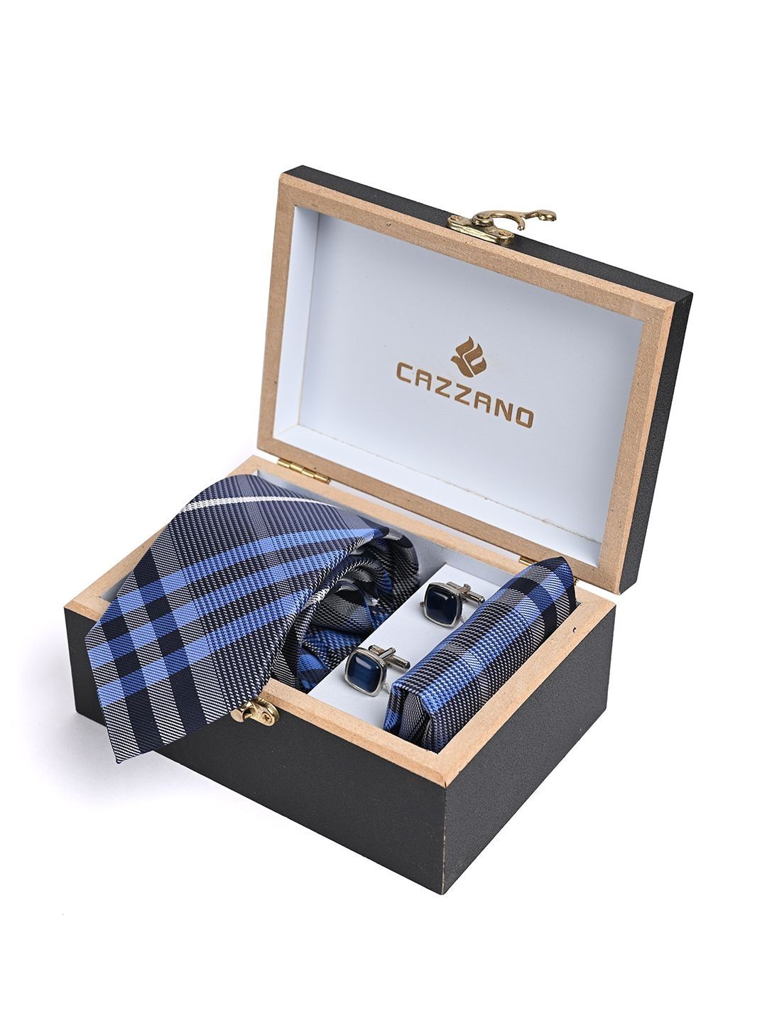 Cazzano Striped Ties & Cufflinks