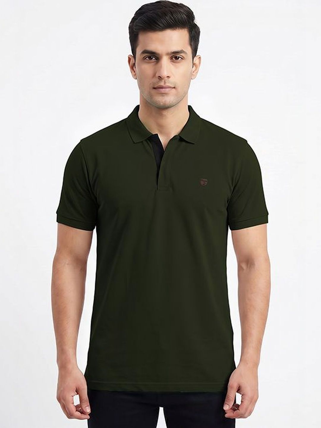 Plugin Men Polo Collar T-shirt