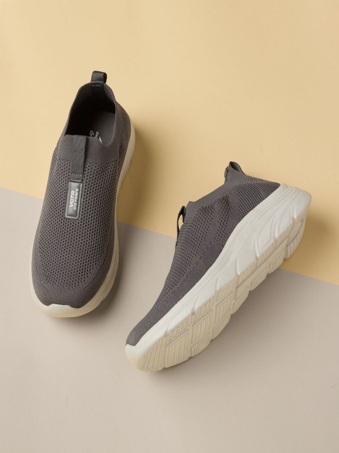 VCTR Airforce Men Lightweight Breathable Slip-On Walking Shoes