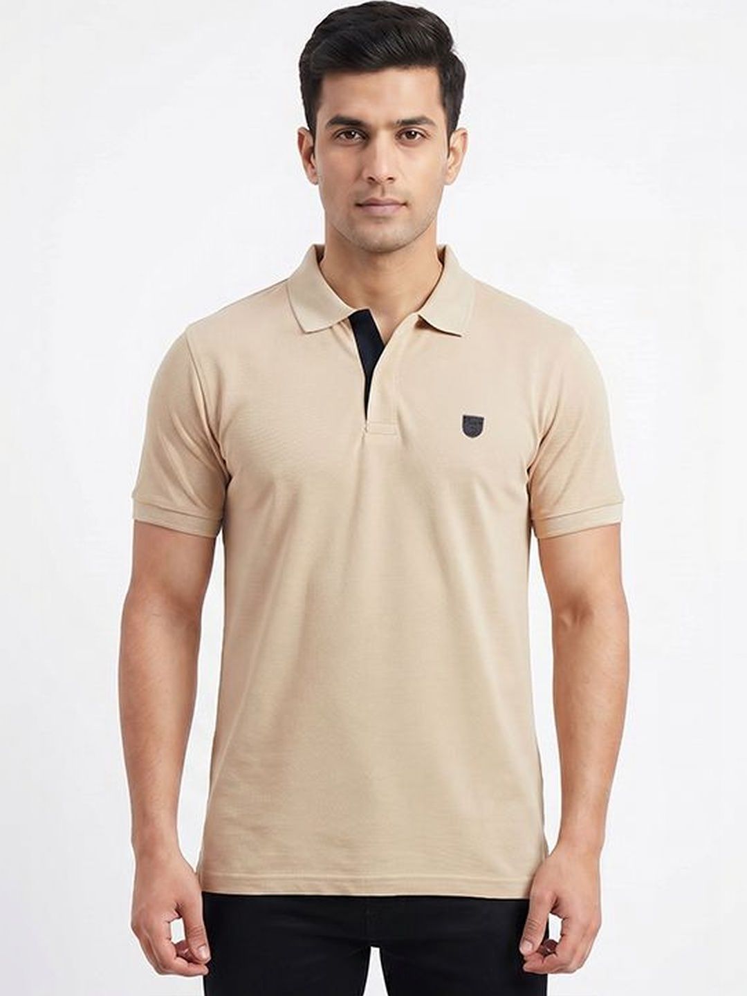 Plugin Men Polo Collar T-shirt