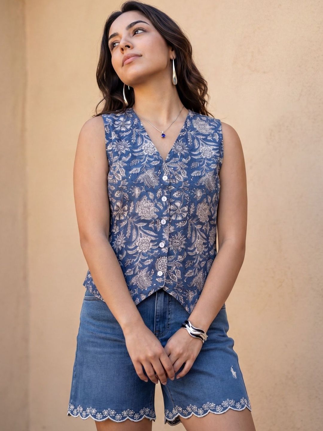 Klotden Floral Print Top