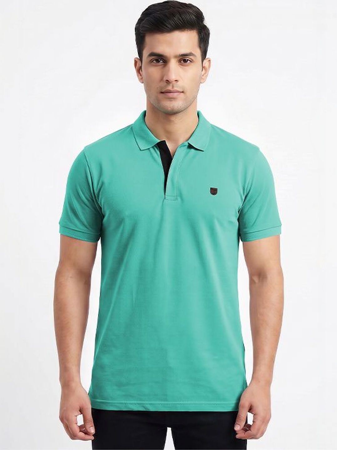 Plugin Men Polo Collar T-shirt