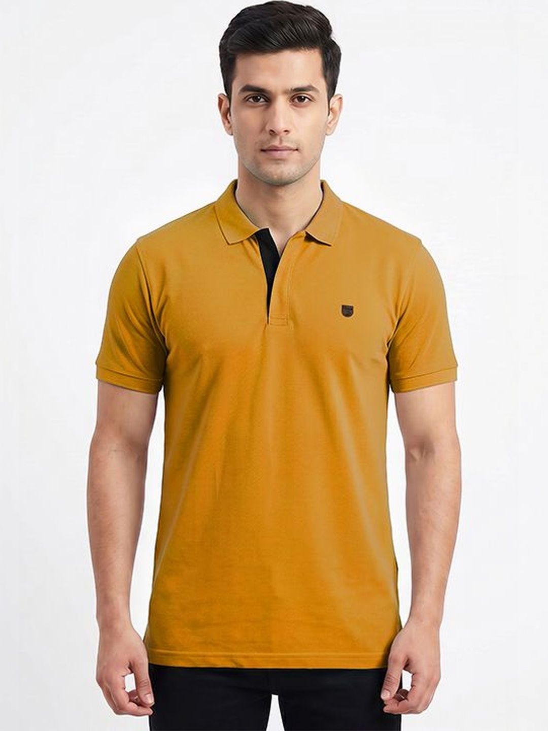 Plugin Men Polo Collar T-shirt