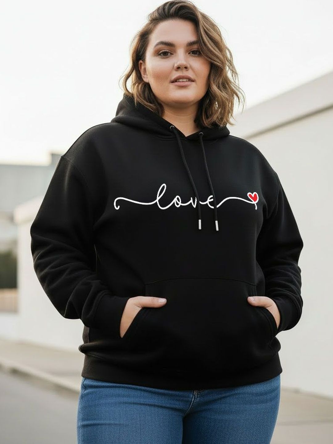 Moda Rapido Women Printed Hooded Sweatshirt