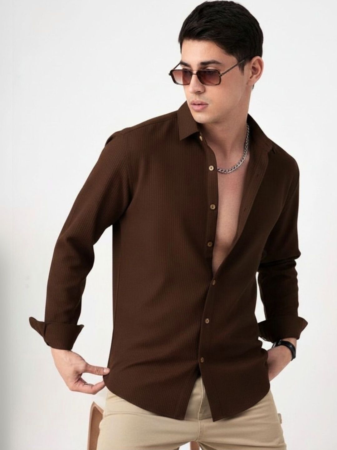 URBANICE Men Premium Slim Fit Casual Shirt
