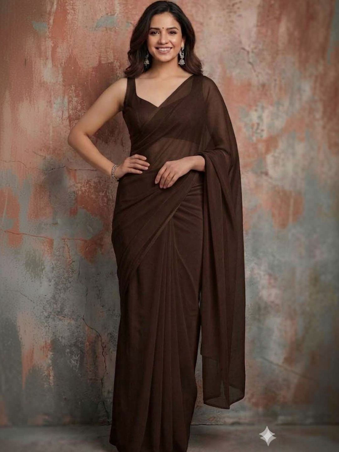 Moda Rapido Poly Georgette Saree