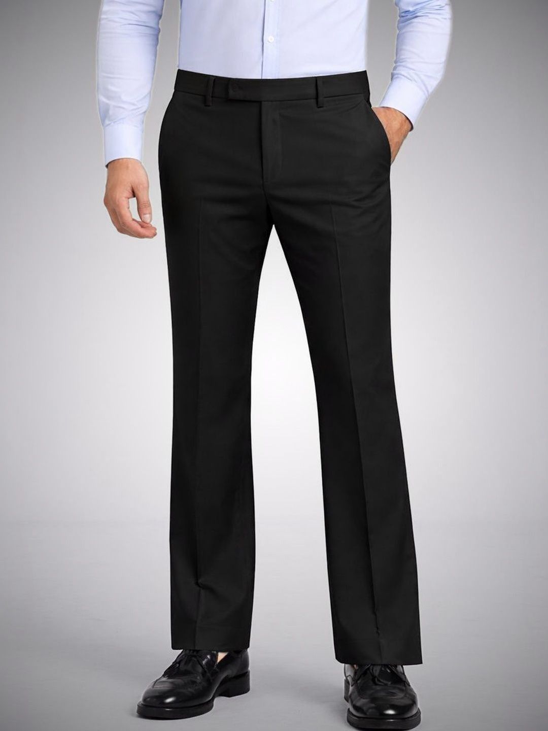GHABA CREATION Men Bootcut Trousers