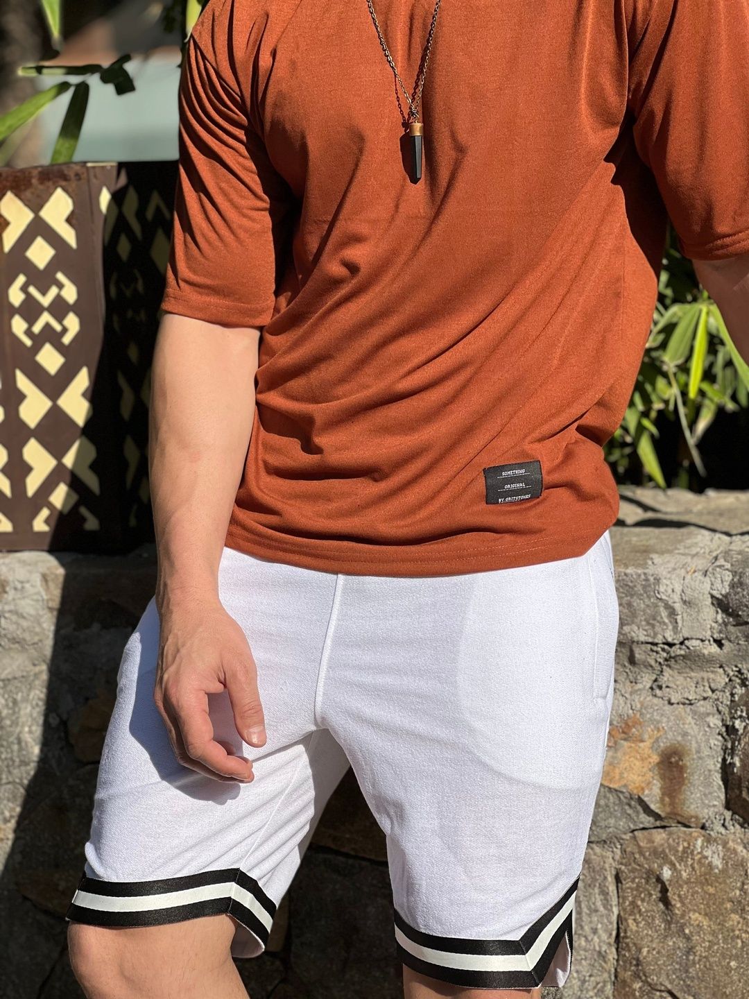GRITSTONES Men High-Rise Cotton Outdoor Shorts