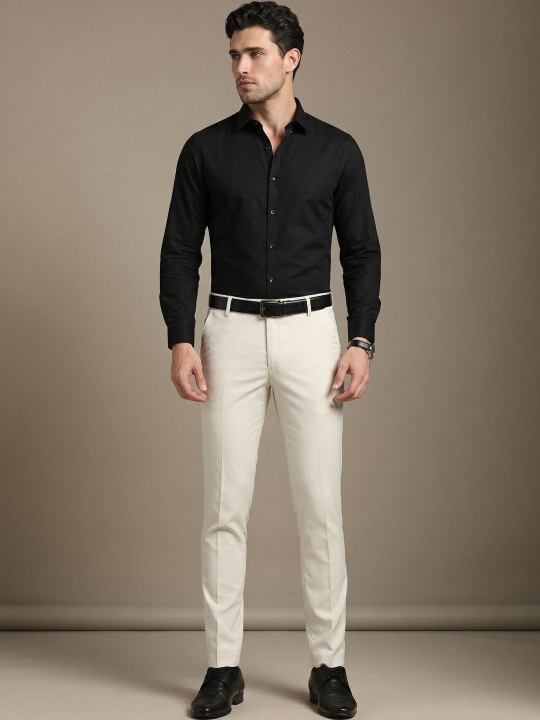 glitchez Men Slim Fit Trousers