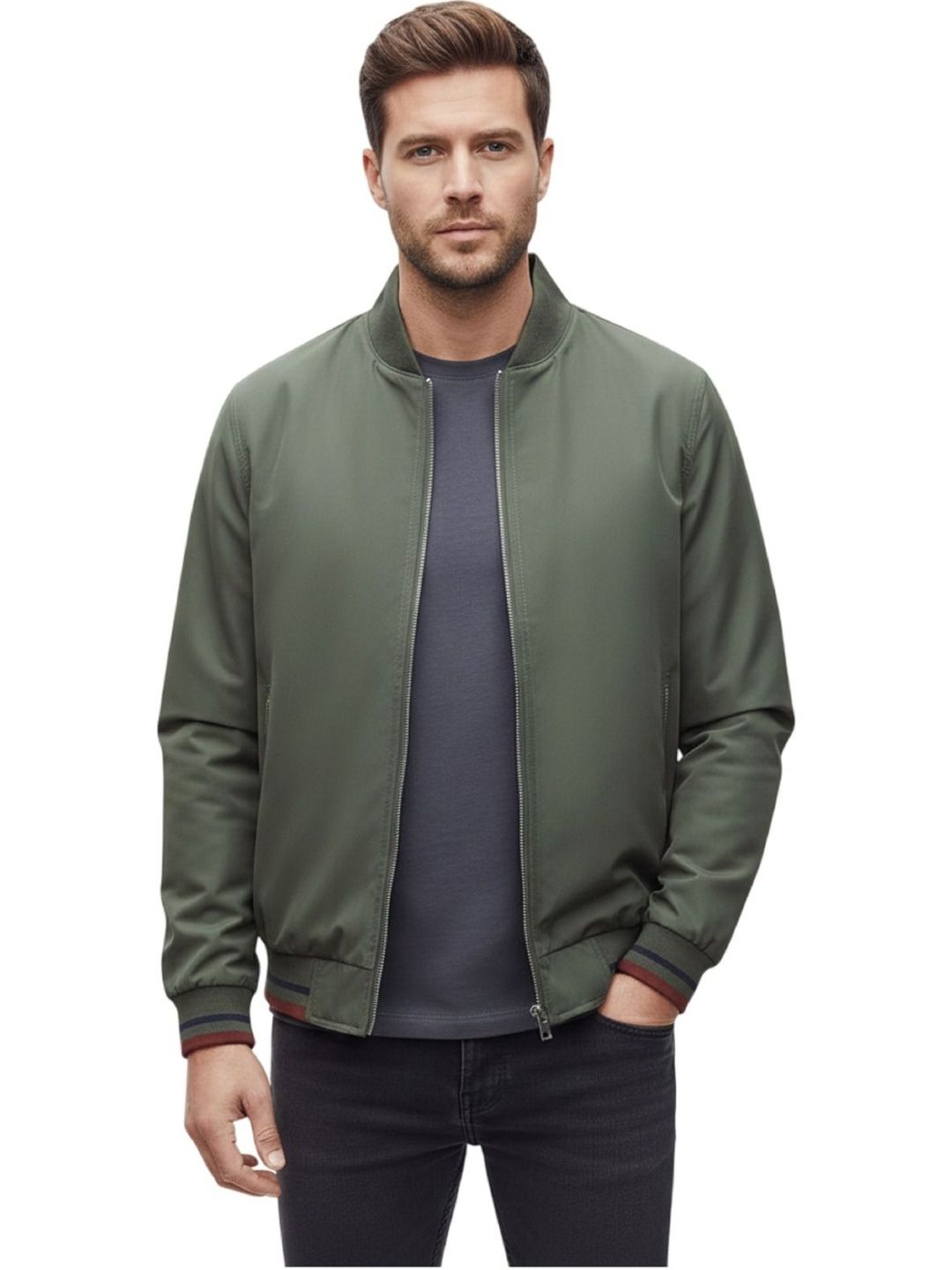 Roadster Men Lightweight Bomber Jacket