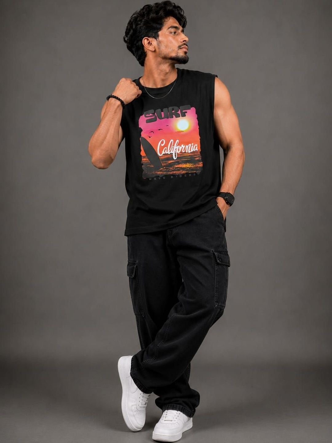THE MODVUE Men Printed T-shirt