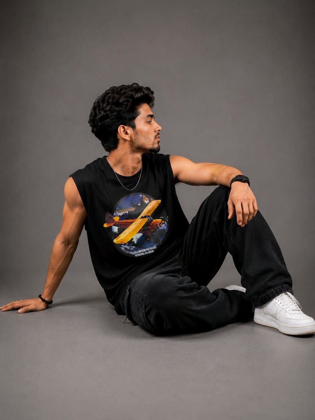 THE MODVUE Men Printed T-shirt
