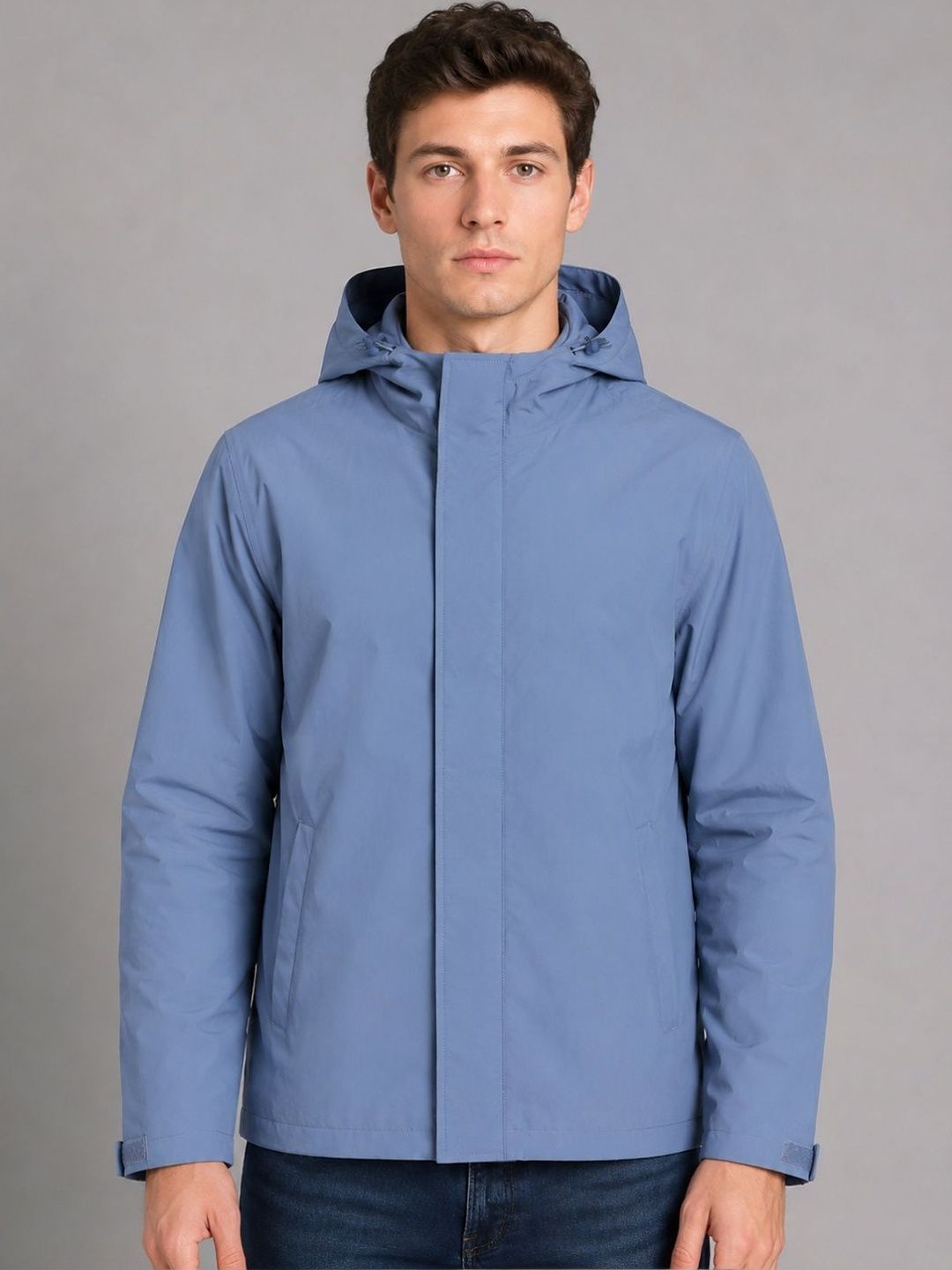 HOUSE OF VEDAS Waterproof Hooded Rain Jacket