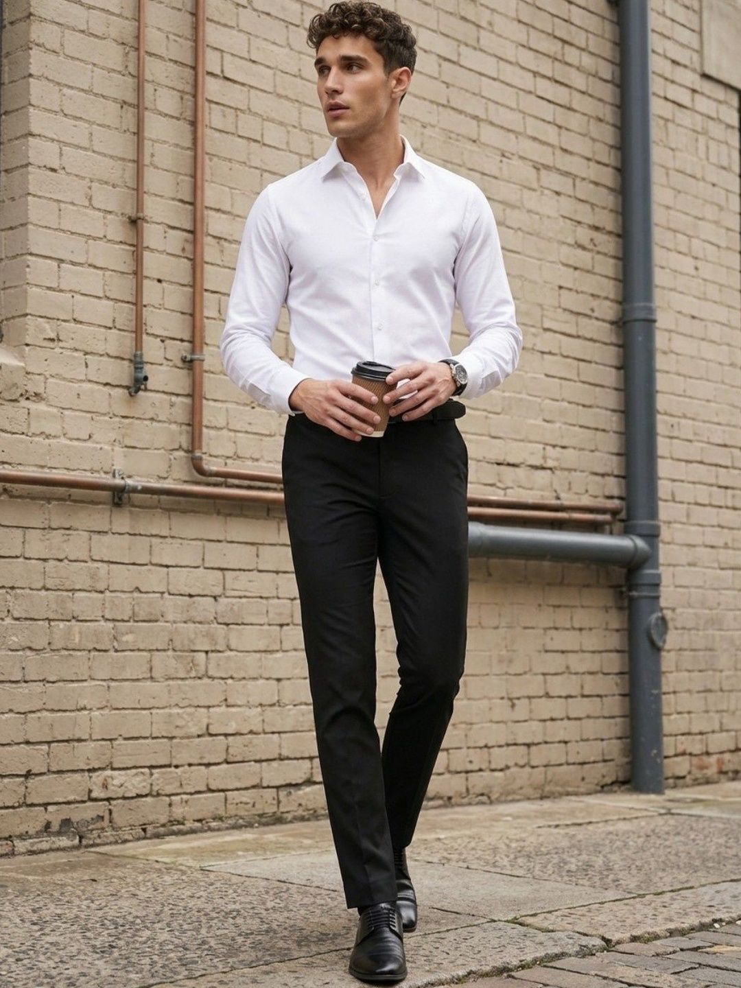 glitchez Men Slim Fit Trousers