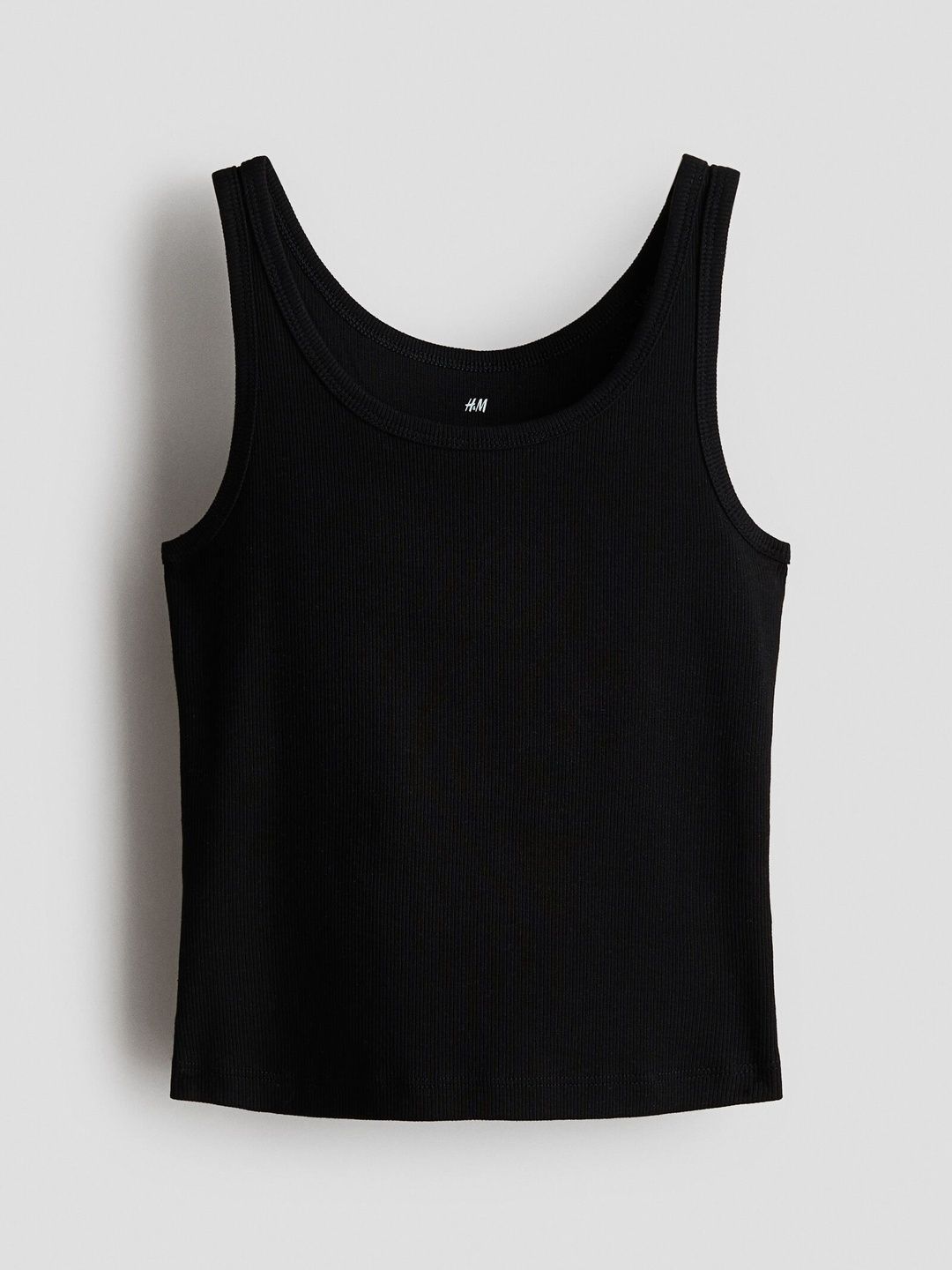 H&M Ribbed Cotton Vest Top