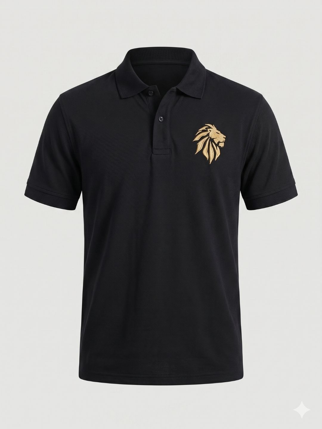 YONGE Men Printed Polo Collar T-shirt