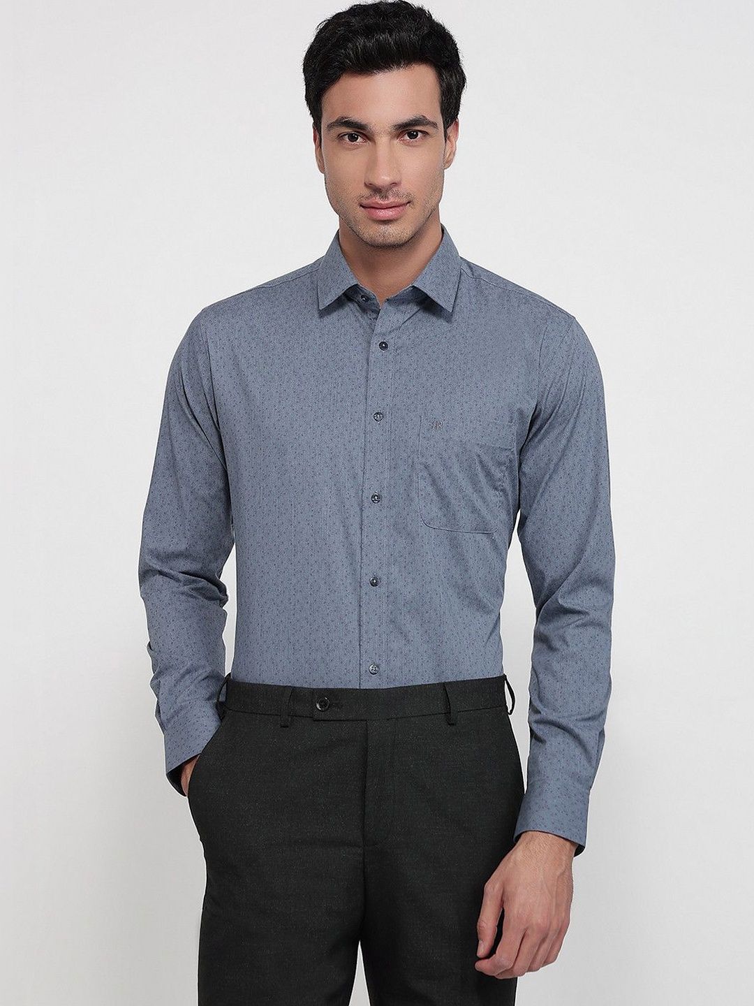 Raymond Men Slim Fit Printed Casual Shirt