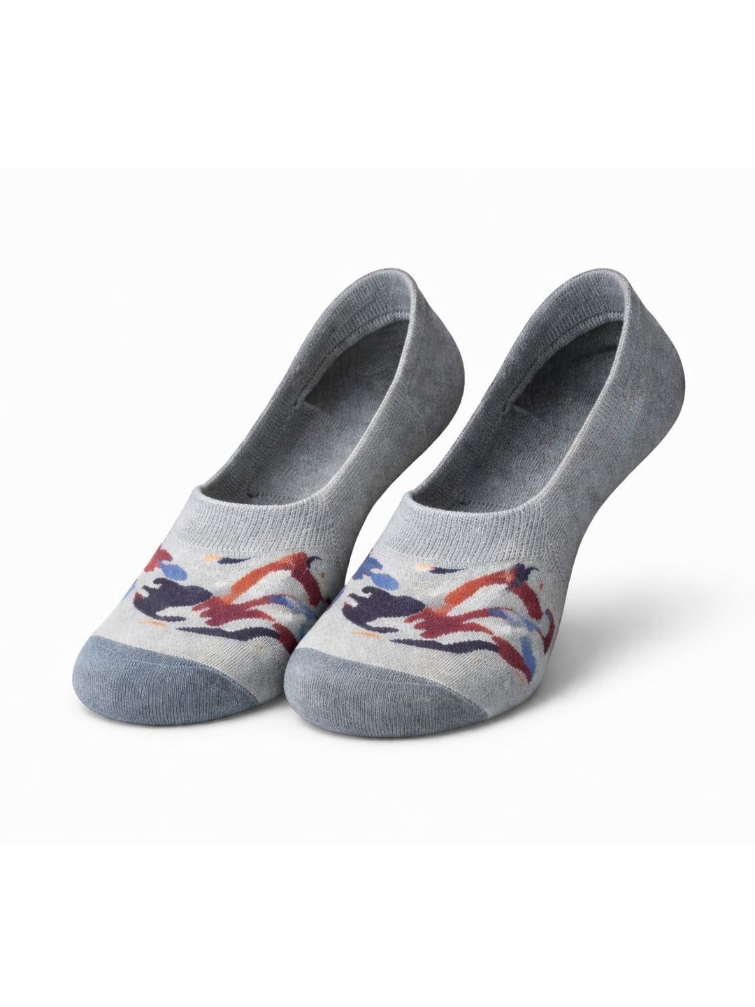 Blacktank Men Cotton Patterned Shoe Liners Socks