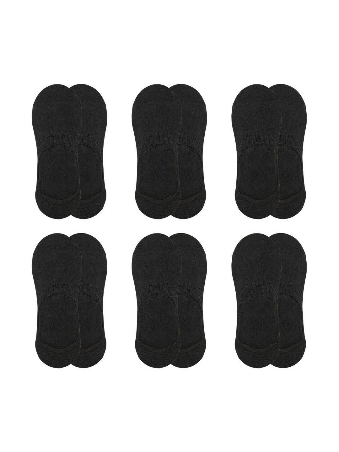 Blacktank Men Pack of 6 Cotton Shoe Liners Socks