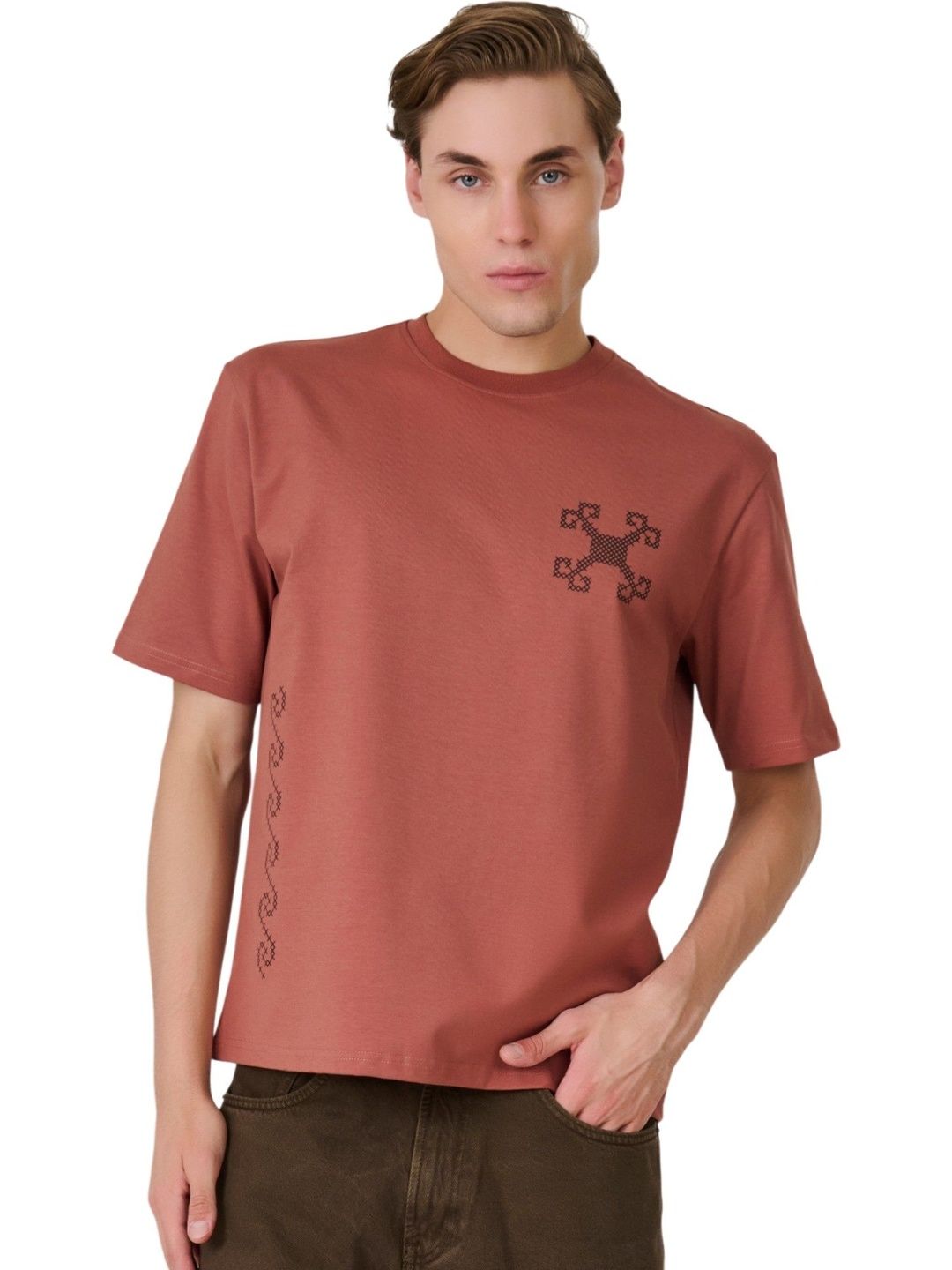 Plugin Men Printed T-shirt