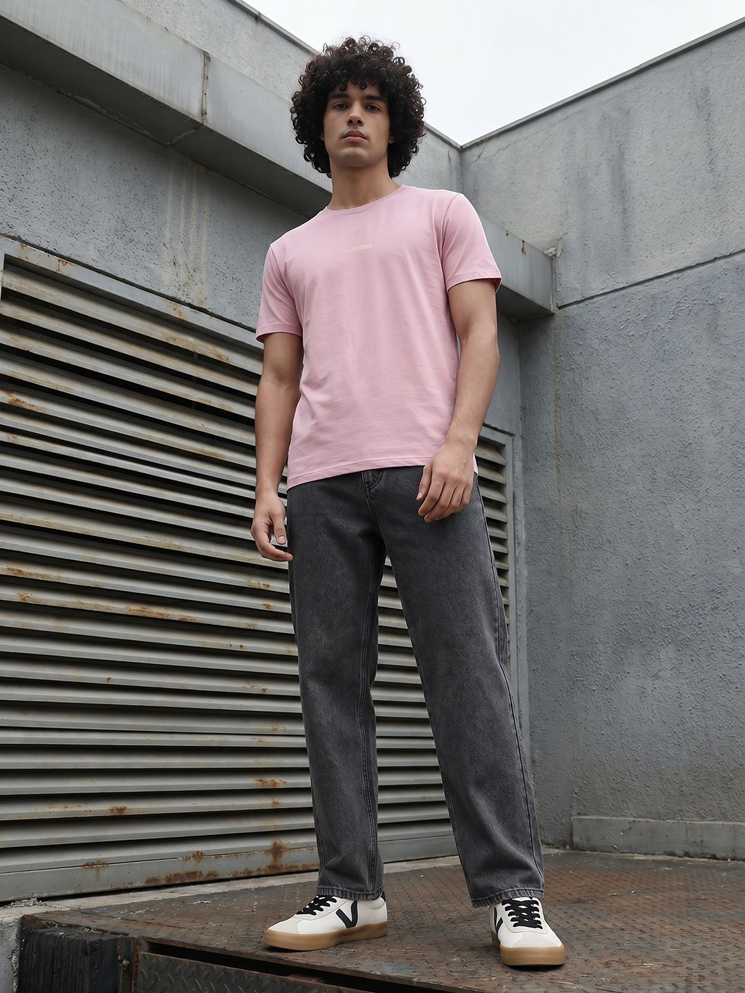 The Roadster Life Co. Typography Printed T-Shirt