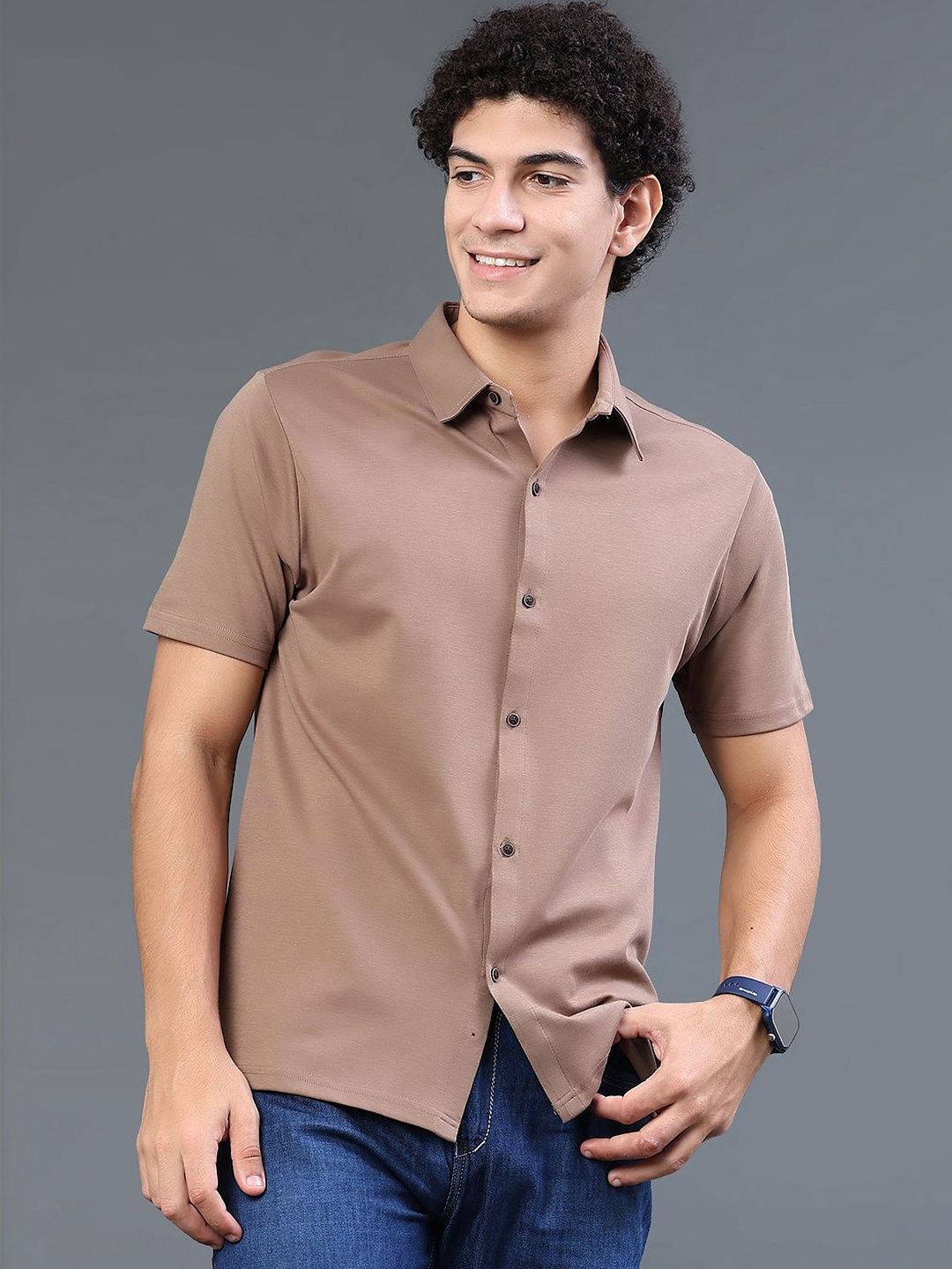 V-Mart Men Polo Collar Pockets T-shirt