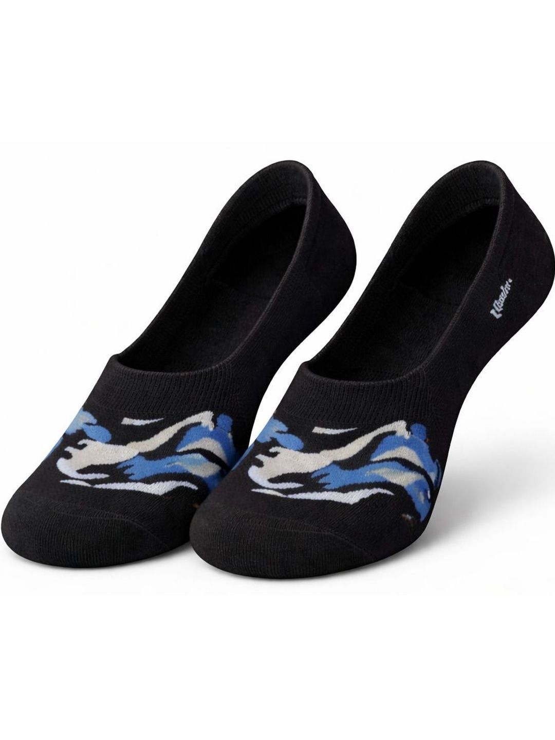 Blacktank Men Cotton Patterned Shoe Liners Socks
