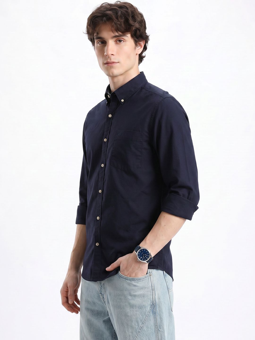 Aeropostale Button-Down Collar Pure Cotton Casual Shirt