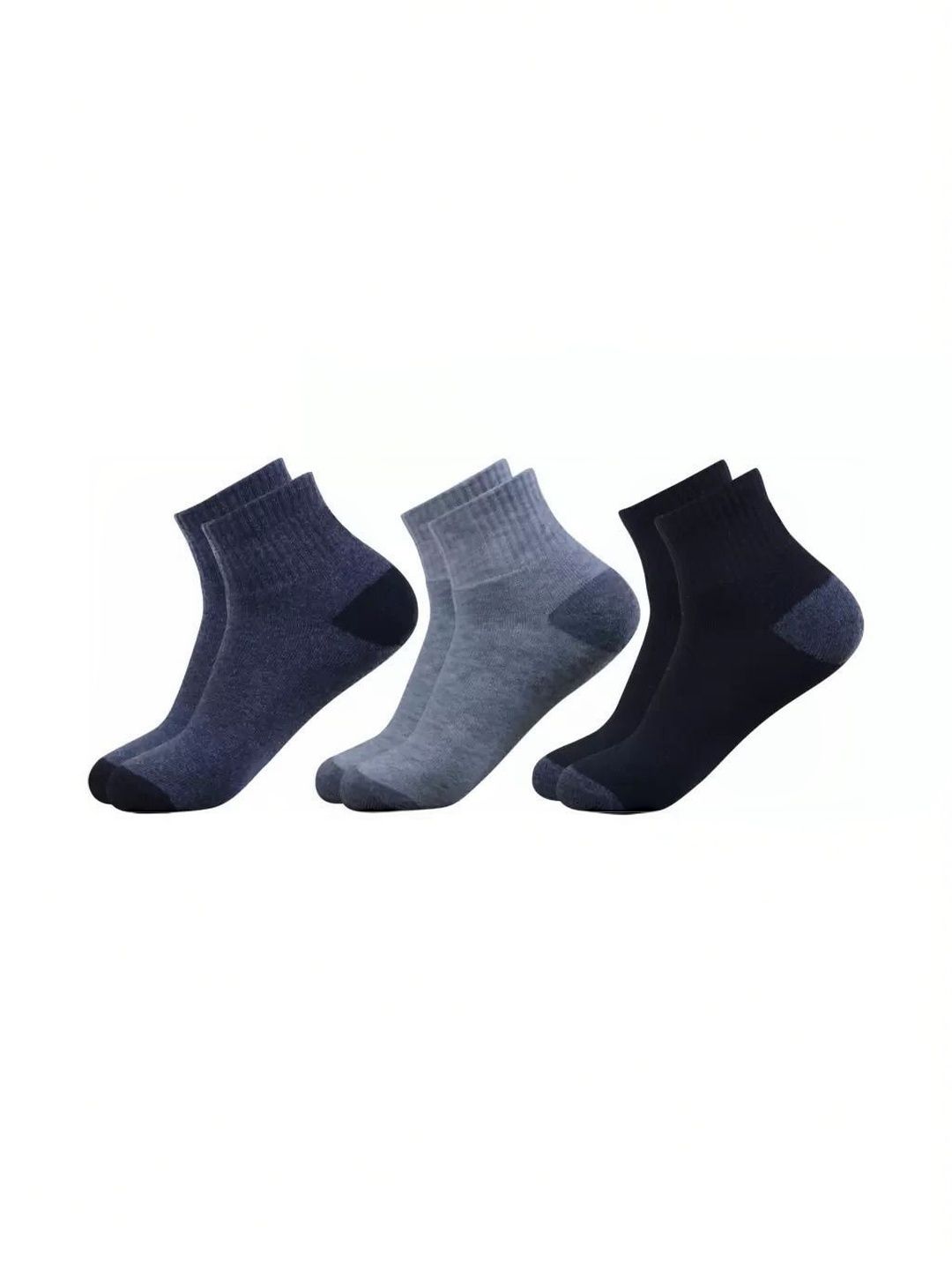 Blacktank Men Pack of 3 Cotton Above Ankle Socks