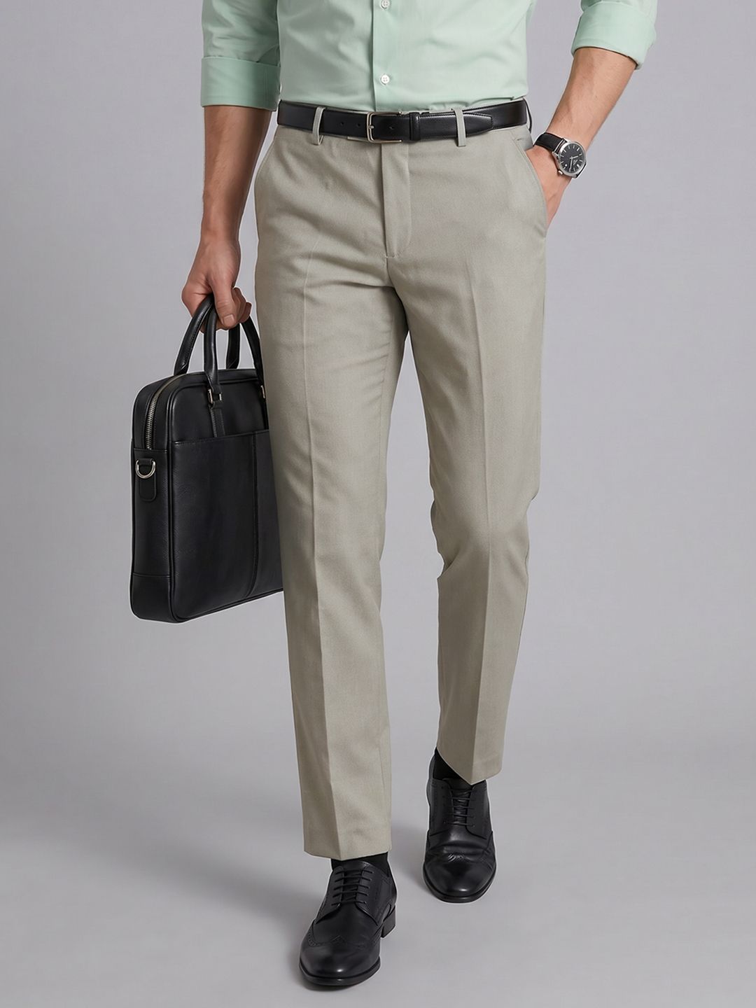 Arrow Arrow Men Tapered Fit Formal Trouser