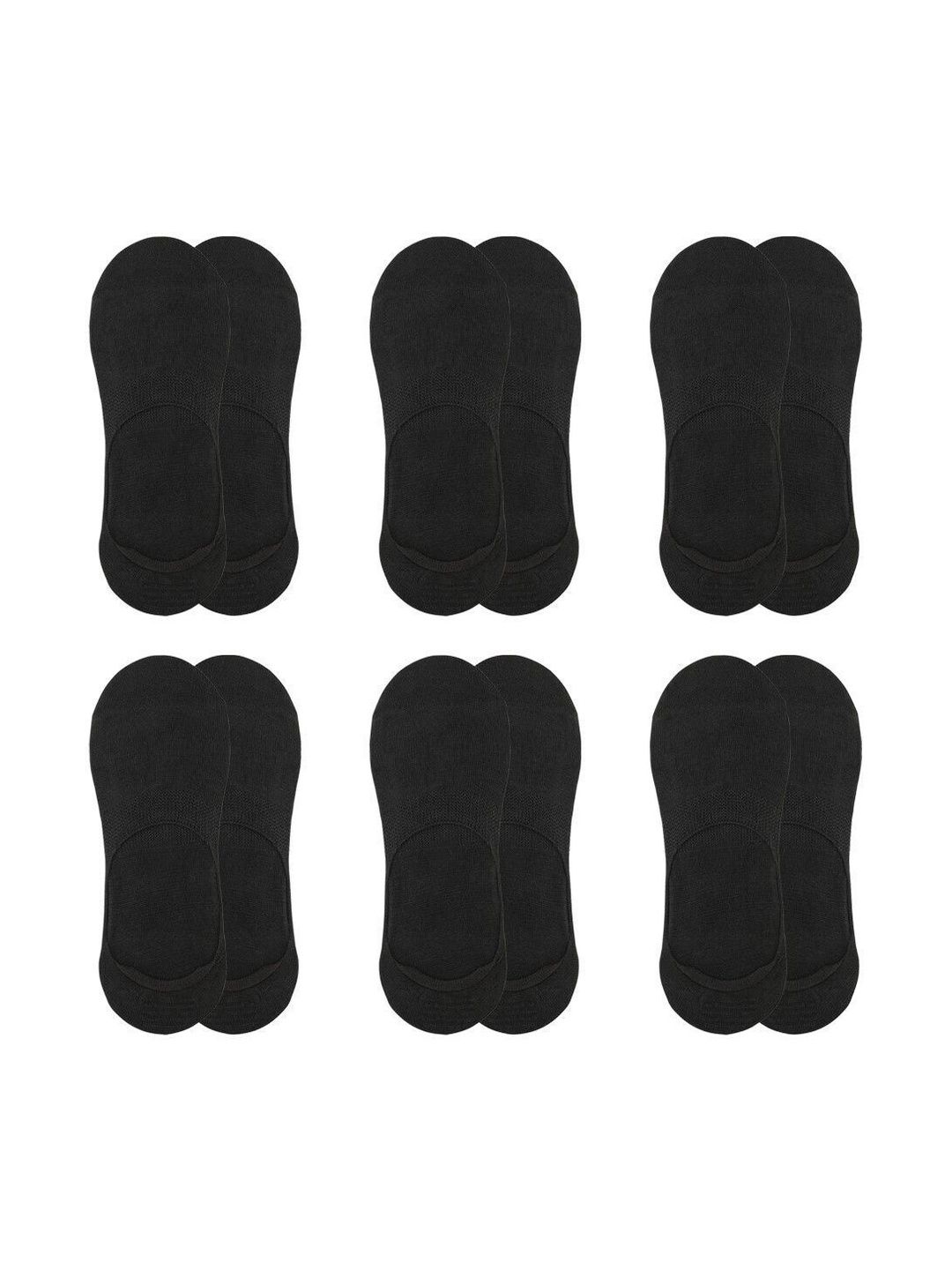 Blacktank Men Pack of 6 Cotton Shoe Liners Socks