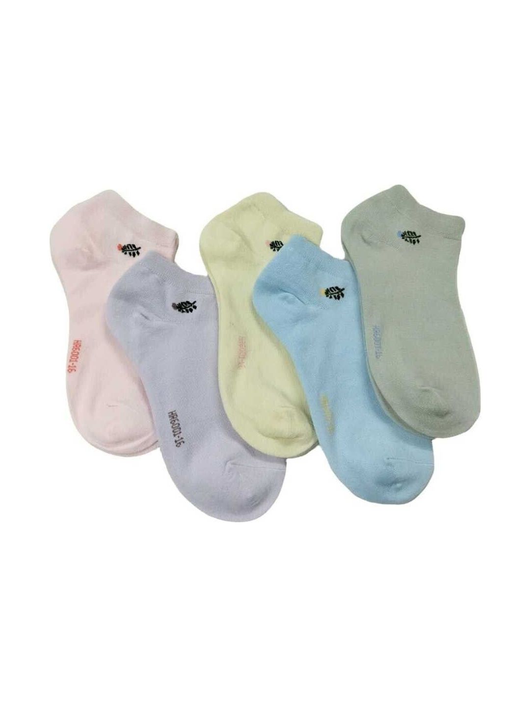 Blacktank Men Pack of 5 Cotton Shoe Liners Socks
