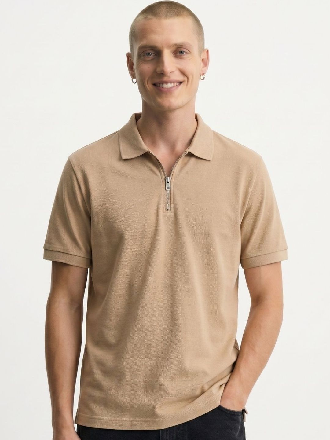 CLUB 44 Men Polo Collar T-shirt