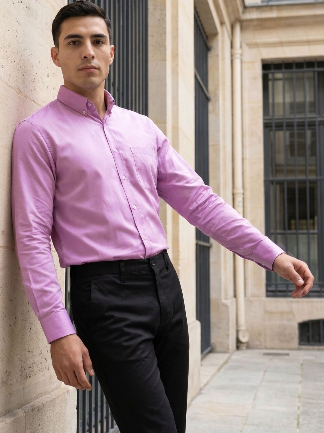 Indian Needle Men Classic Casual Shirt