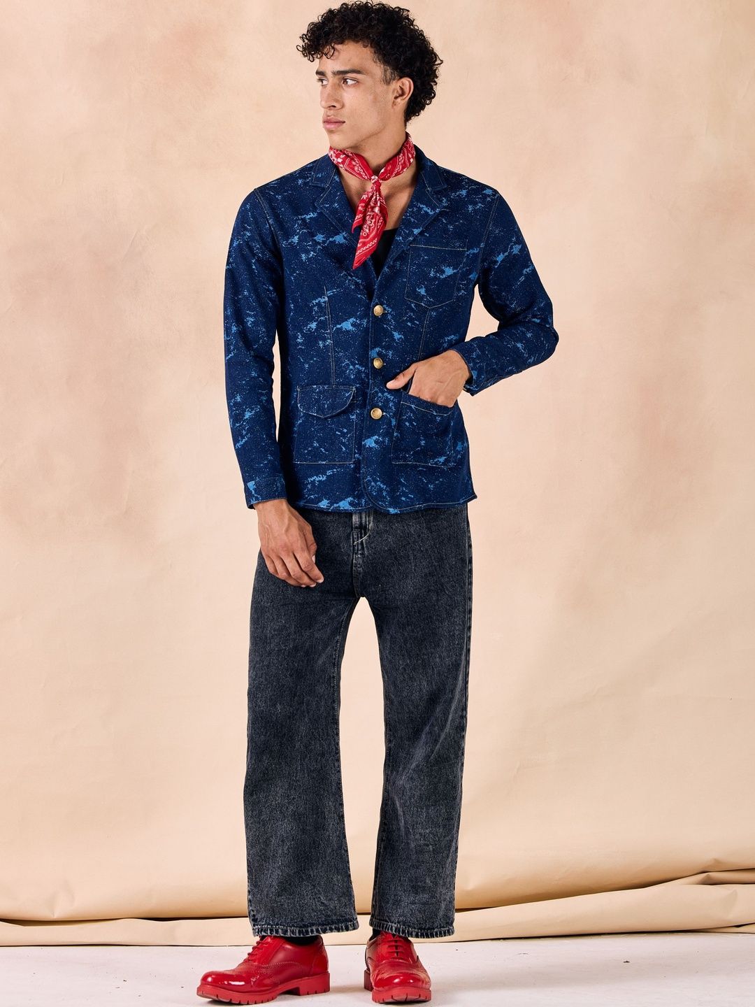 SAMMYUKK Men Woven Jacket