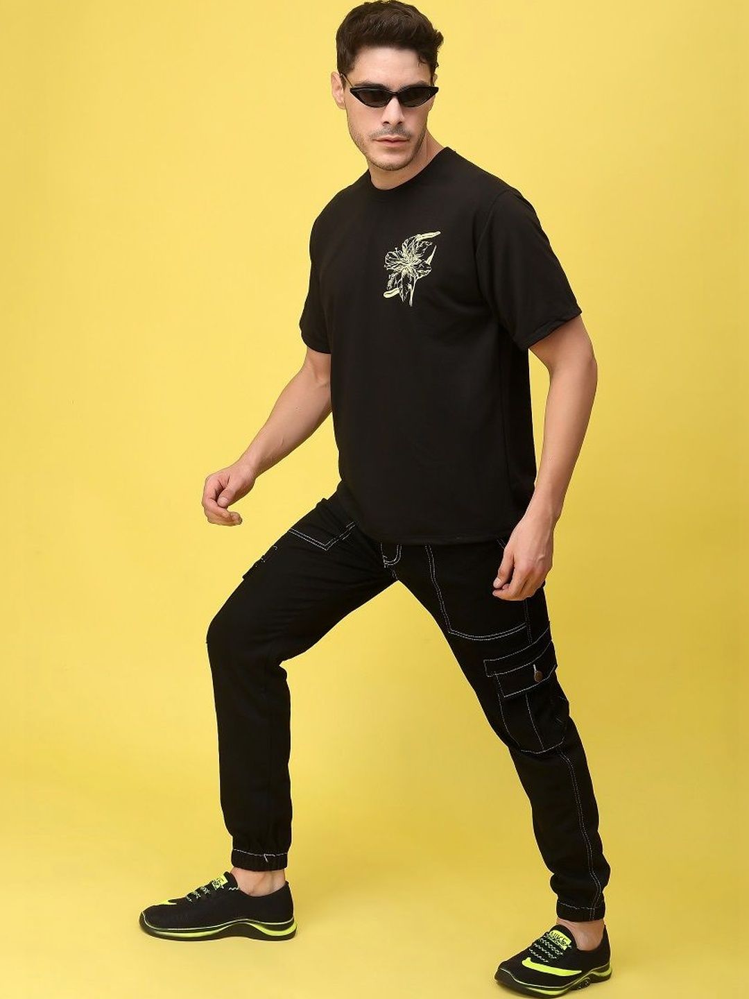 Flirty Soul Men Floral Printed T-shirt