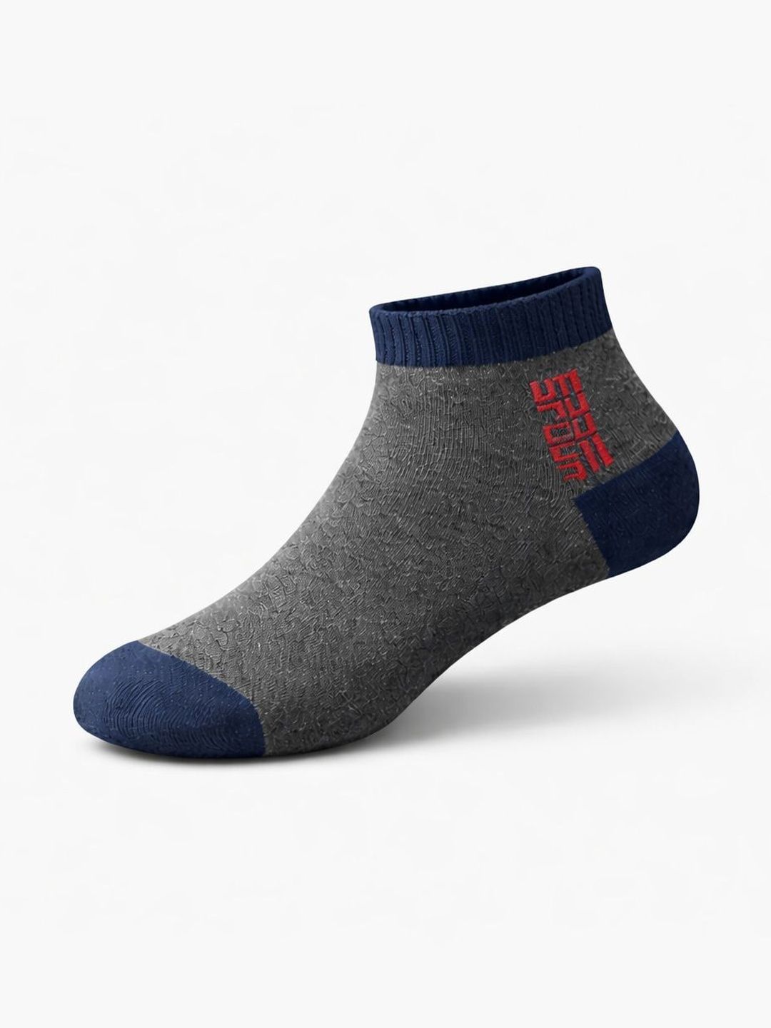 Blacktank Men Cotton Colourblocked Ankle Length Socks