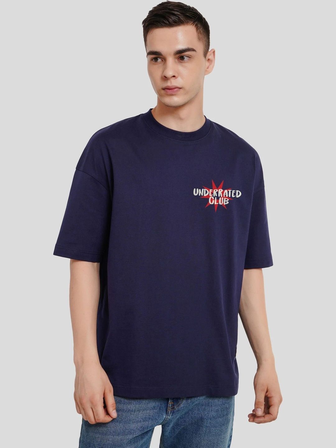 LazyGreg Men Printed Pure Cotton T-shirt