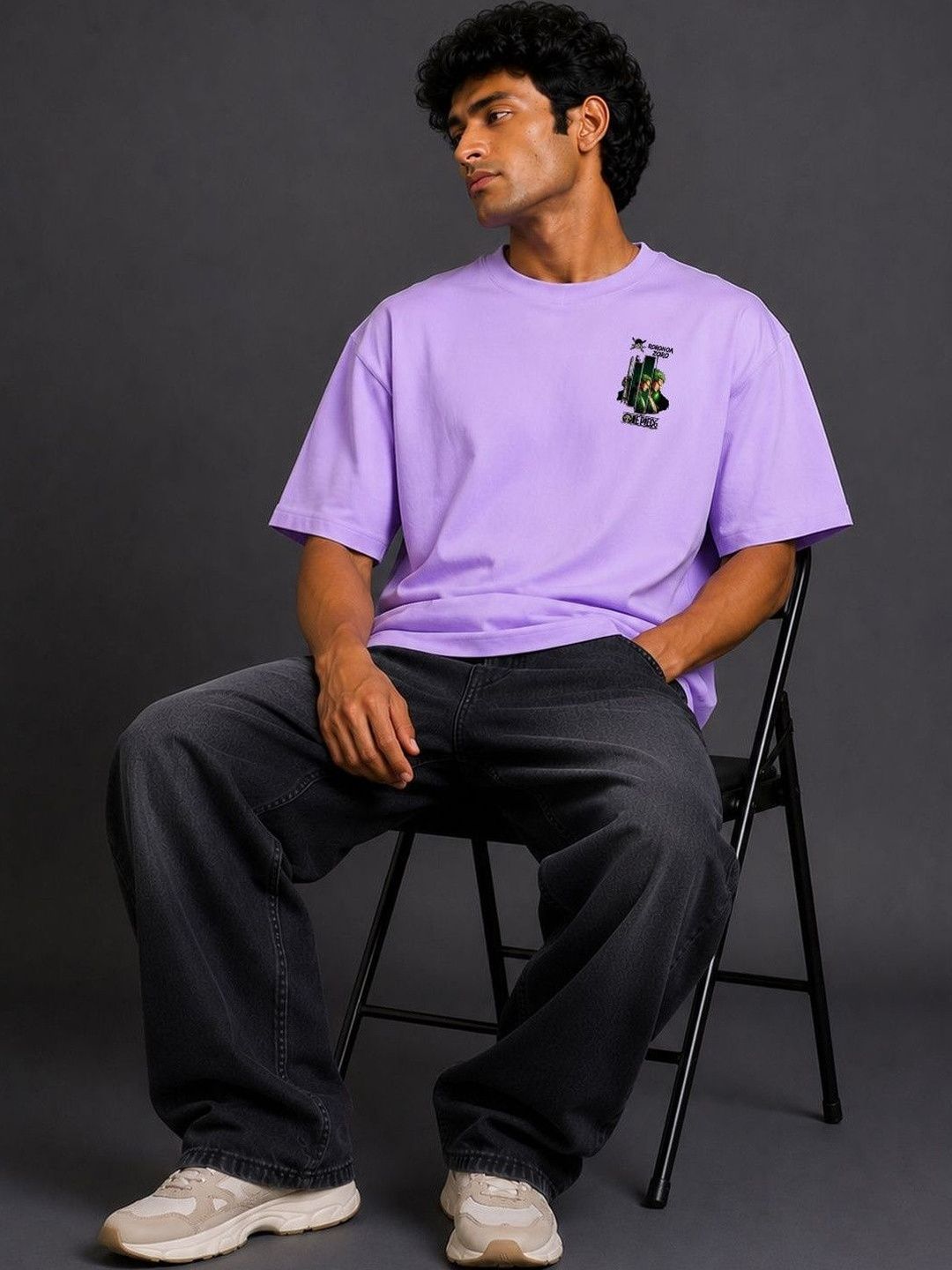 BEOVER Lavender One Piece Graphic T-shirt