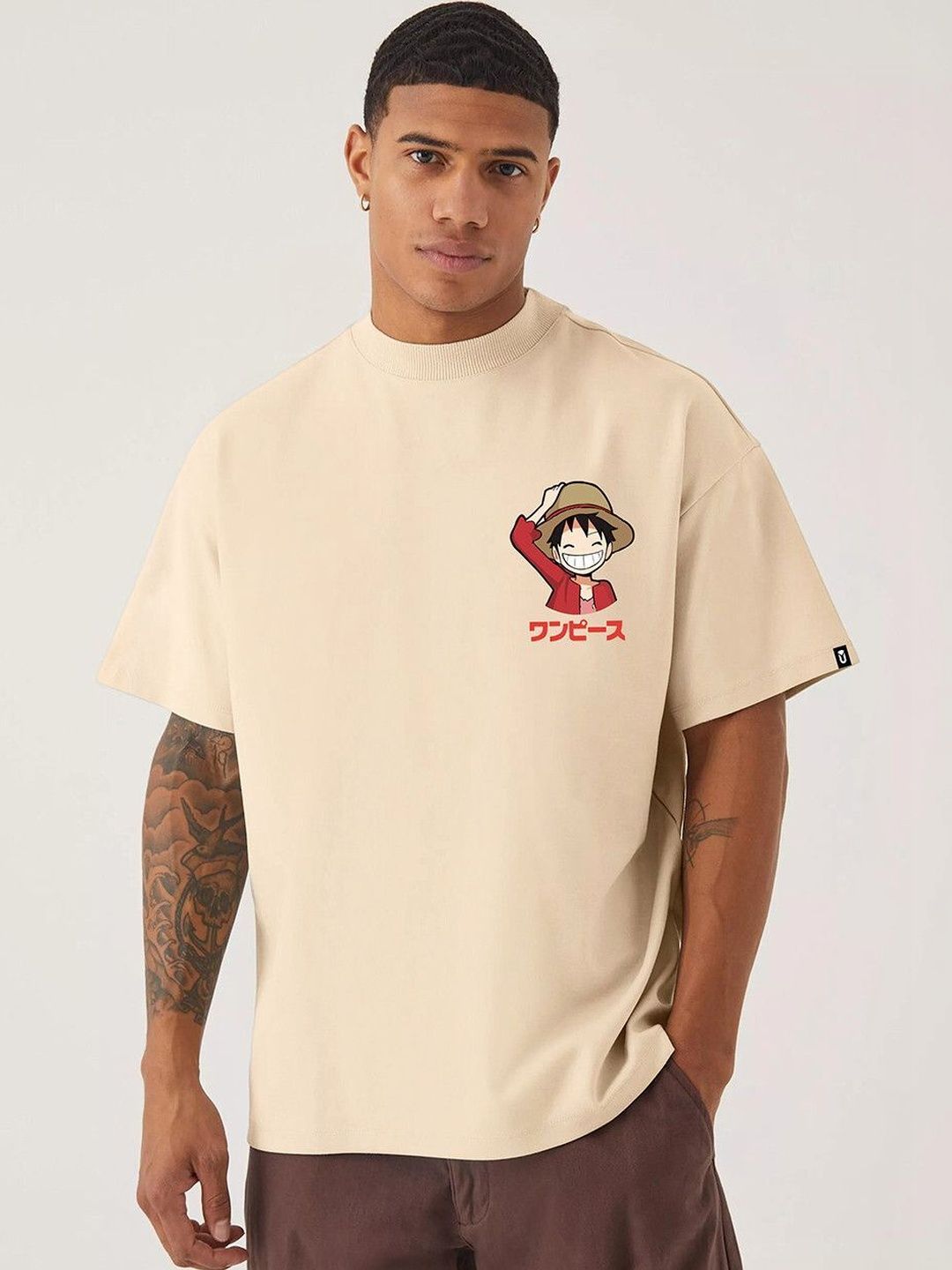 LazyGreg LazyGreg Men Printed Pure Cotton T-shirt