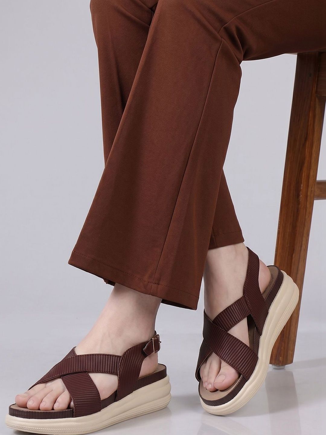 SIRDENILL Women Open Toe Flats