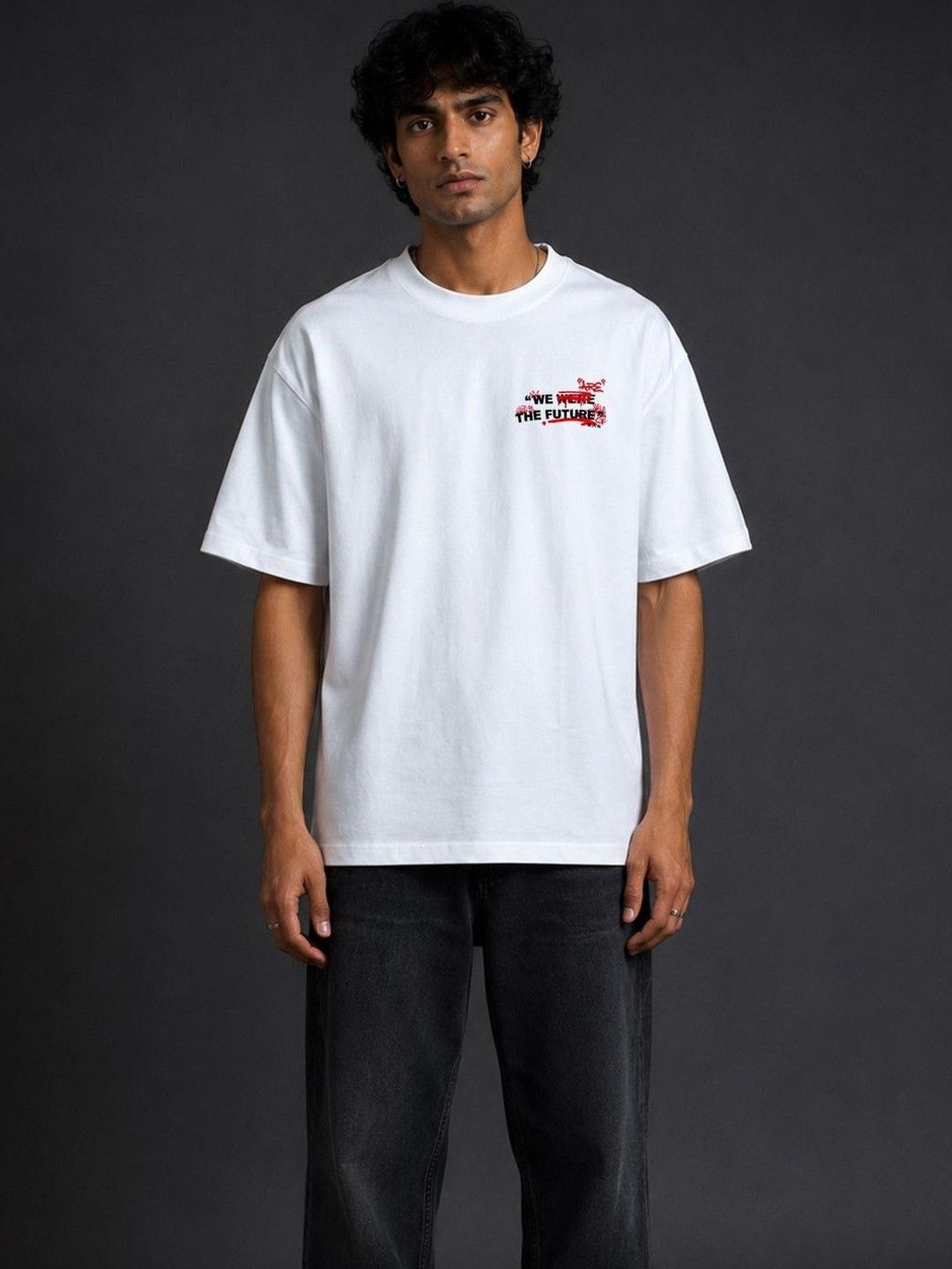 BEOVER Men Typography Printed T-shirt